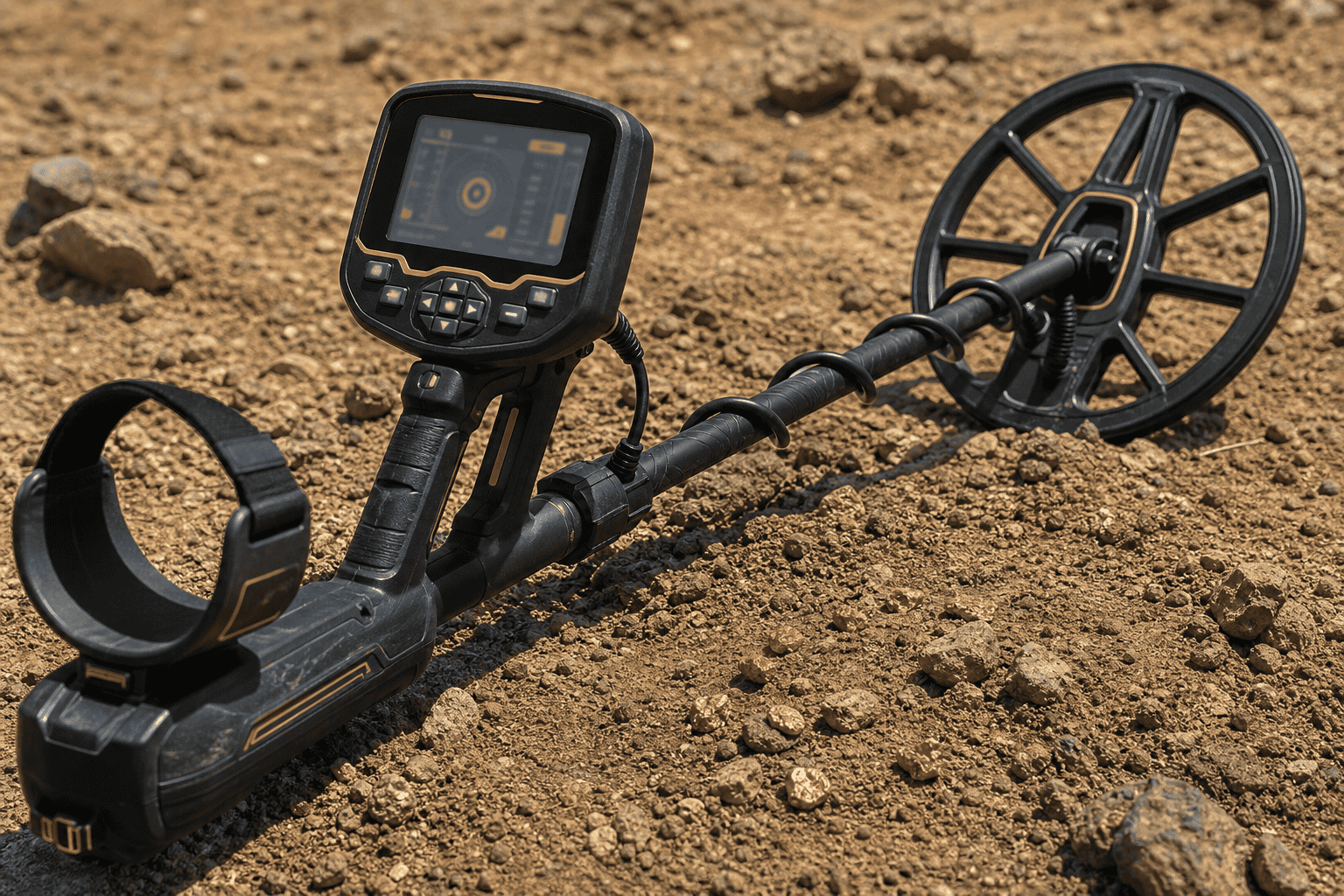 Aurum Pro professional gold detector for mineralized desert soil